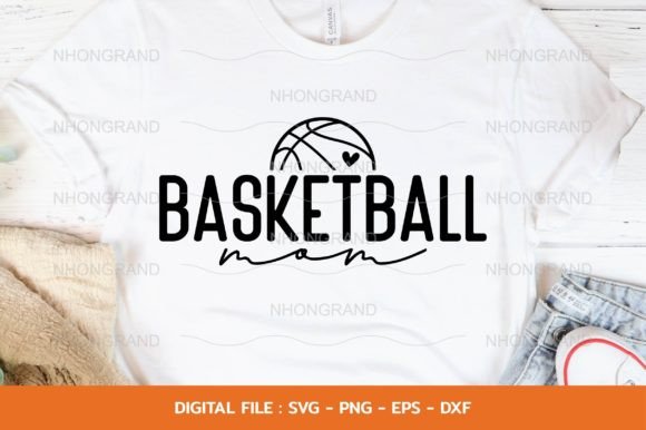 Basketball Mom with Heart for Mother's Day Review
