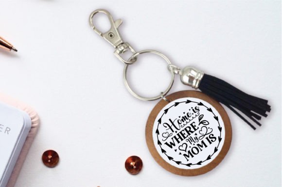 Home is Where My Mom is Keychain: Crafts & Graphics Review
