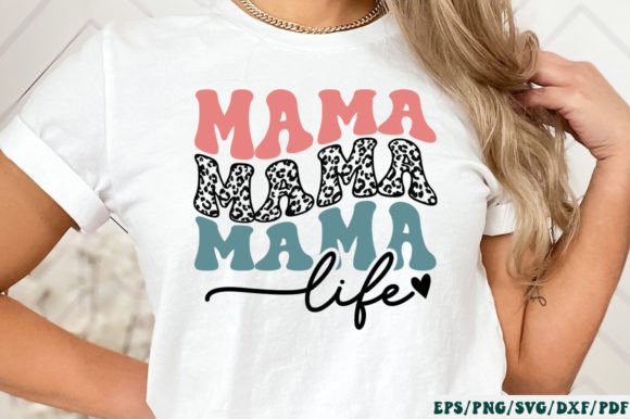 Mama Life Retro SVG: Graphics for Crafts & Blogs