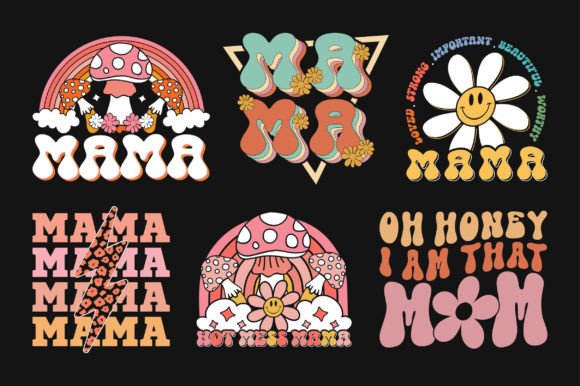 Mom Mama Mother's Day Graphics for Crafts