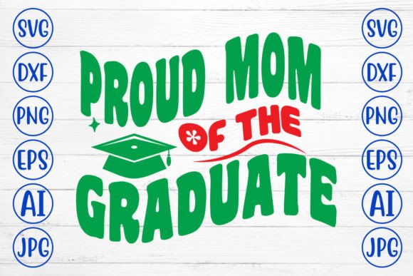 Proud Mom Retro SVG: Graphics for Crafts