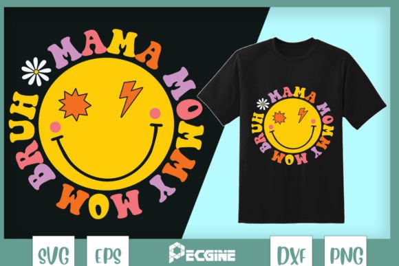 Retro Mama Graphics for Modern Crafts & Branding