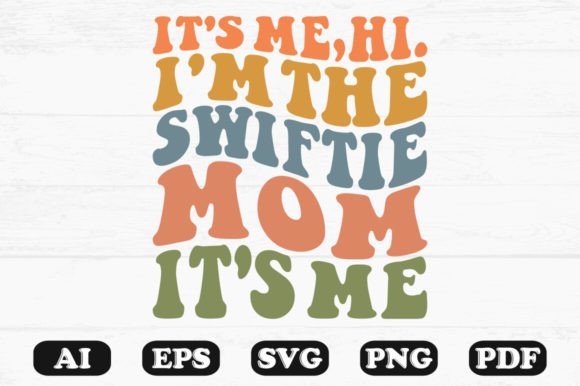 Swifts Mom SVG: Retro Graphics for Crafts Branding
